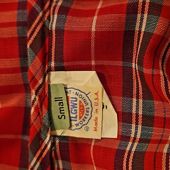 VINTAGE FLANNEL PATTERN TOP SHIRT - Picture 6 of 6